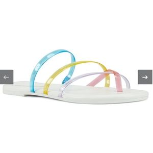 Nine West:  Benette Flat Slide Sandals
